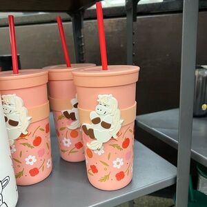 Starbucks lunar year of the horse pink cold cup 20 oz ss tumbler brand new